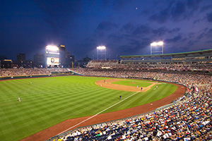 2012 College World Series, First Championship game between Arizona and South Carolina. - Nebraska Photograph