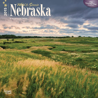 2015 Nebraska Calendar by Brown Trout.  Sold in Amazon, Retail Stores, and Calendar Club.  Contributed 6 Photographs Including Cover. - Tear Sheet Photograph